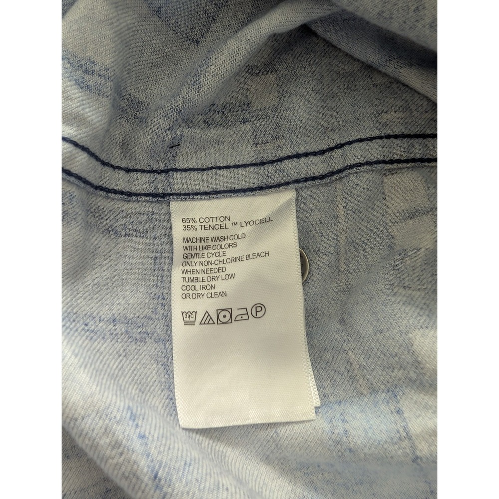 Tommy Bahama Button Up Shirt Canyon Beach Flannel Tartan Plaid Men's Medium - Picture 5 of 7